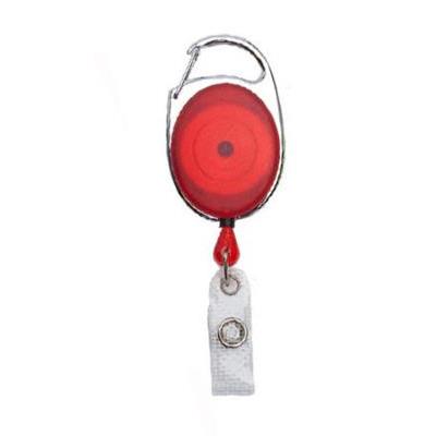 Yoyo Premium swivle hook+ID strip, brace clip, Red