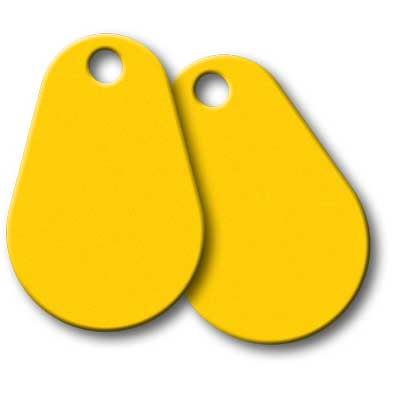 Keyfob Top-Tag EM4200 + Mifare 1K, Yellow