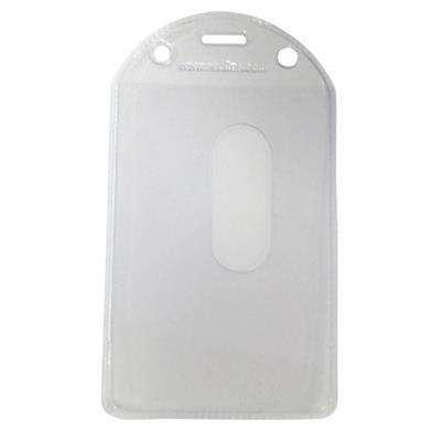 Plastic pocket Standard with thumb grip, Vertical