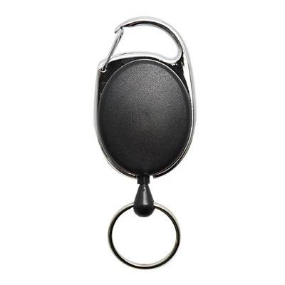 Yoyo Premium swivle hook and key ring, Black