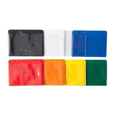 Plastic pocket Spectrum, White - Horizontal