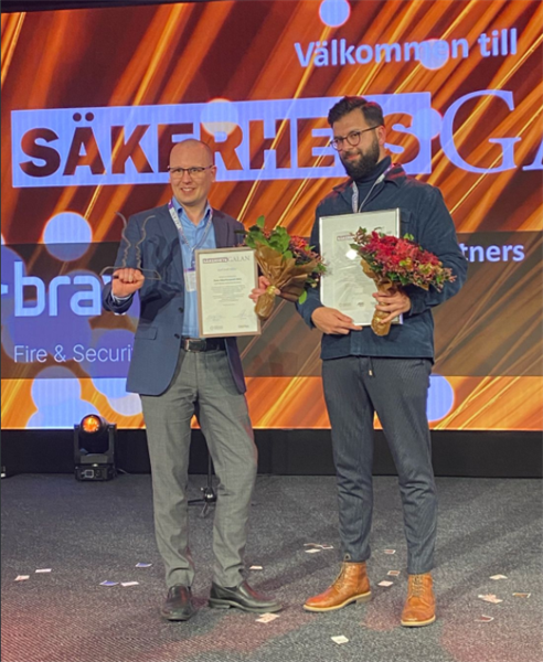 Stort grattis till Karl Emil Nikka som vann utmärkelsen ”Årets Säkerhetsprofil” och Aria Nakai som kammade hem priset för ”Framtidens säkerhetstalang”!