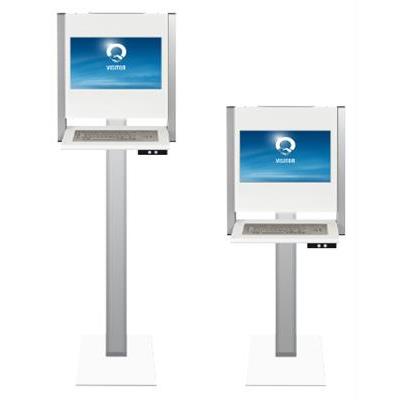 Terminal Reglerbar med touchskärm - Vit/Silver